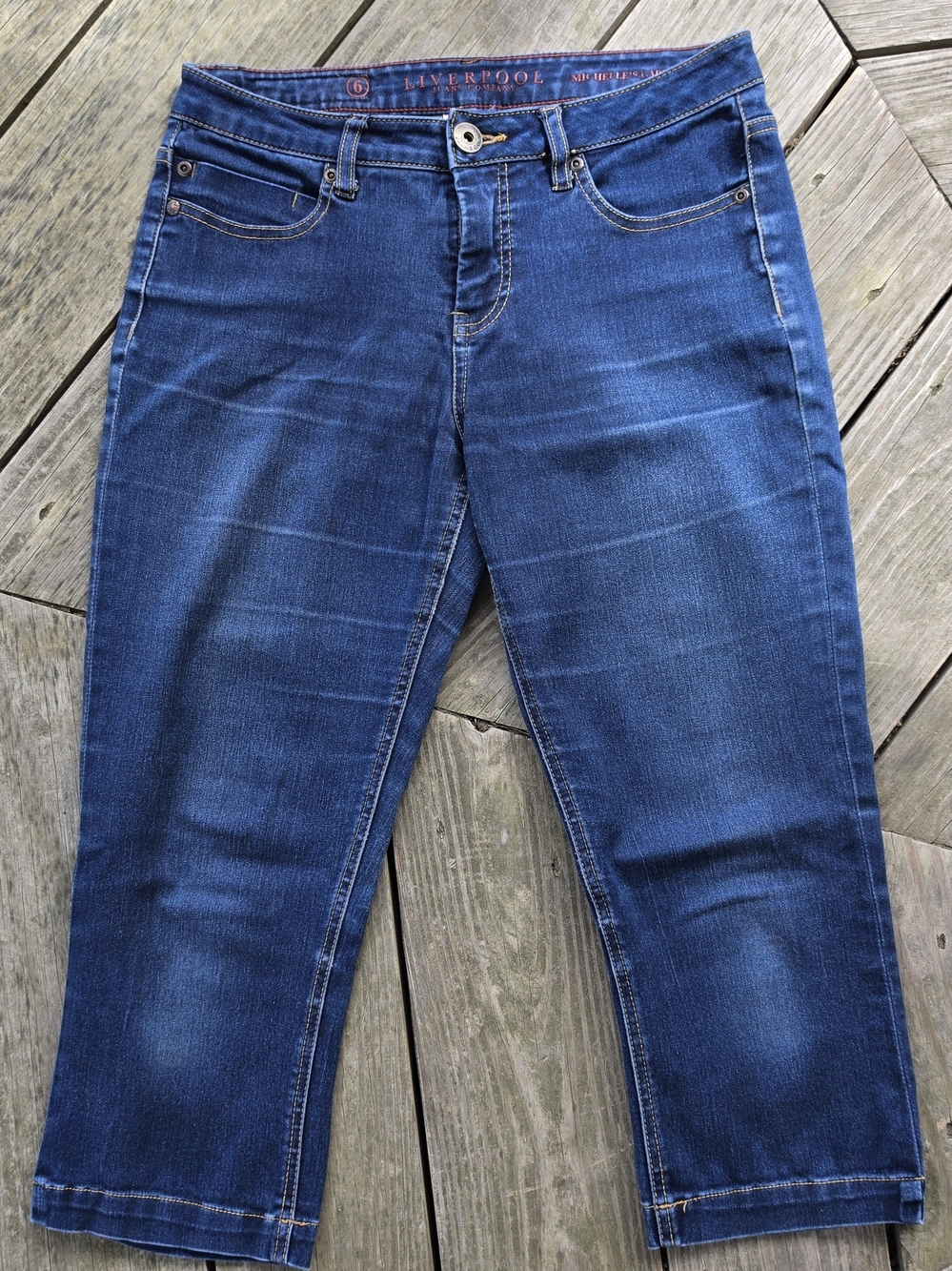Liverpool Michelle Cari Blue Jeans Pants Size 6